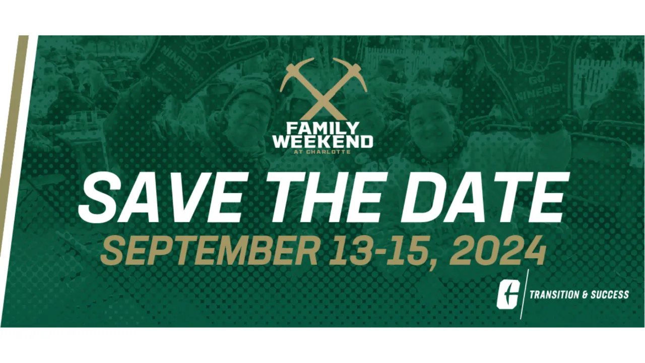 Save the Date Fall Family Weekend September 13-15